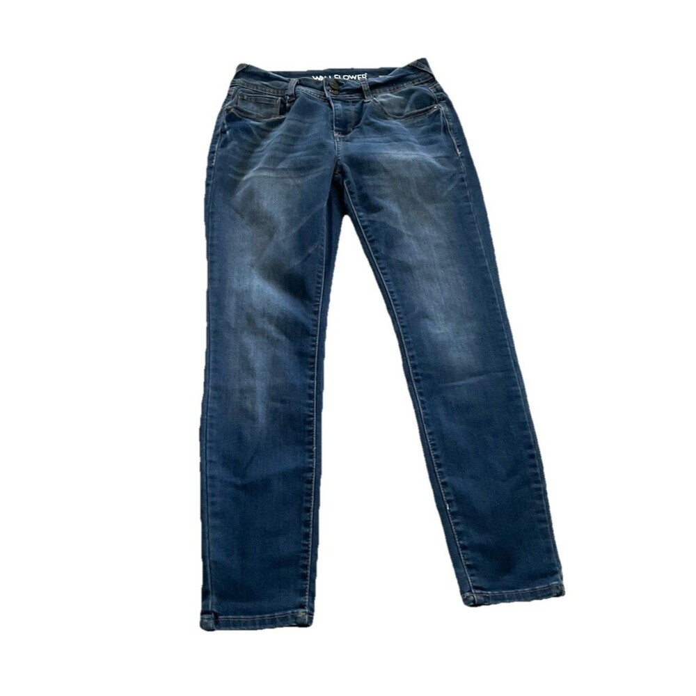 WALLFLOWER Ultra Fit Skinny Jeans Juniors Stretch Denim Blue Size 9